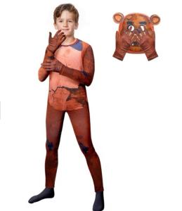 FNAF Freddy Brown Bear Halloween Jumpsuit Costume