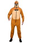 Freddy Fazbear Adult Zipster Costume – Five Nights Fun