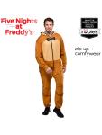 Freddy Fazbear Adult Zipster Costume – Five Nights Fun