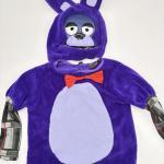 FNAF Bonnie Kids Costume Top and Mask Set