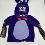 FNAF Bonnie Kids Costume Top and Mask Set