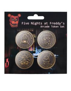 Freddy Fazbear's Pizza Arcade Token Coin Set