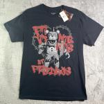 Five Nights at Freddy's Black Graphic Tee
