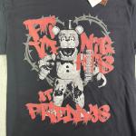 Five Nights at Freddy's Black Graphic Tee