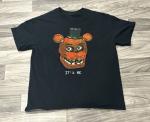 FNAF Freddy Bear Black T-Shirt for Men