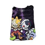 FNAF Security Breach Chibi Tie Dye T-shirt, Purple
