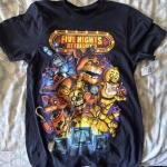 Five Nights at Freddy's Black Halloween T-Shirt