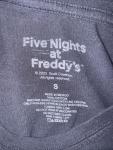 FNAF Jumbo Print Black Freddy T-Shirt - Small