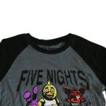 Five Nights at Freddy's Boys' Gray/Black T-Shirt