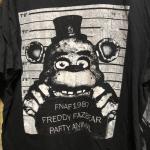 Freddy Fazbear Mugshot Kids' T-Shirt - Black