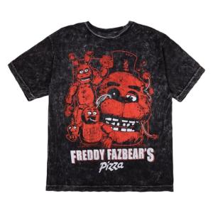 Freddy Fazbear's Pizza Graphic Black T-Shirt