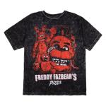 Freddy Fazbear's Pizza Graphic Black T-Shirt