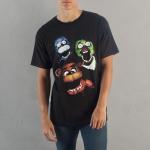 FNAF Creepy Animatronics Black T-Shirt