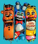 Five Nights at Freddy's Character Pins T-Shirt