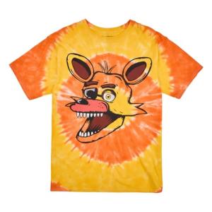 Foxy Face Orange Tie-Dye FNAF T-Shirt XXL