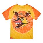 Foxy Face Orange Tie-Dye FNAF T-Shirt XXL