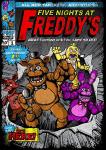 Five Nights at Freddy's Comic Cover T-Shirt - Small