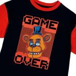 FNAF Game Over Colorblock Crew Neck T-Shirt