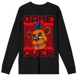 Freddy Big Face Game Over Long Sleeve Tee