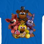 Five Nights at Freddy's Youth Royal Blue T-Shirt