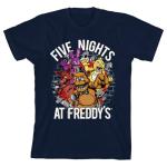 Five Nights at Freddy's Kids Black T-Shirt
