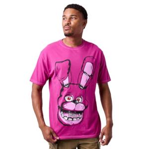 Bonnie The Bunny Men's Purple Tee - Large