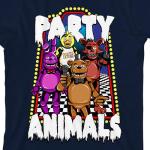 Five Nights at Freddy's Party Animals Youth T-Shirt