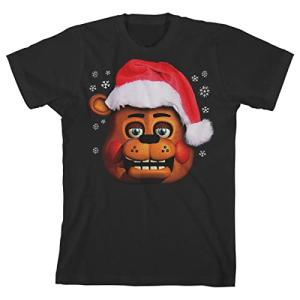 Santa Freddy Black T-Shirt for Kids