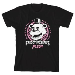 Kids Five Nights at Freddy's Black T-Shirt - Medium
