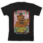 Fazbear's Pizza Screen Print Black Tee - XL