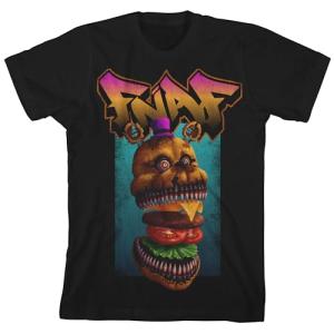 Freddy Burger Youth Black Tee - Five Nights at Freddy's
