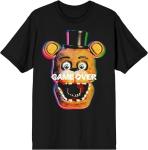 FNAF Game Over Men's Graphic Tee - Black