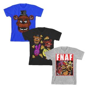 Five Nights at Freddy's Boys' T-Shirt 3-Pack