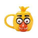 Five Nights At Freddy's Chica 15oz Sculpted Ceramic Mug With Lid