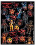 92 Piece Five Nights At Freddy’s Stickers (4 Sheets Included)