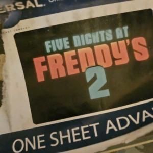 Five Nights at Freddy's 2 Original 27x40 Double Sided Theater Poster DS +3xBONUS