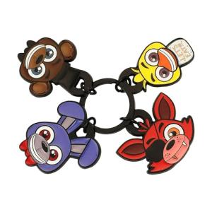 Bioworld • FNAF • Five Nights at Freddy's • Multi-Charm Keychain • Ships Free