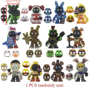 FNAF Midnight Toy Bear Foxy Chica Mask Figurine
