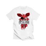 FNAF Fox Graphic Black and White T-Shirt