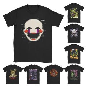FNAF Men's Cotton Crewneck Short Sleeve T-Shirt
