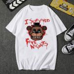 Funny FNAF Graphic T-Shirts for Casual Wear