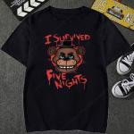 Funny FNAF Graphic T-Shirts for Casual Wear