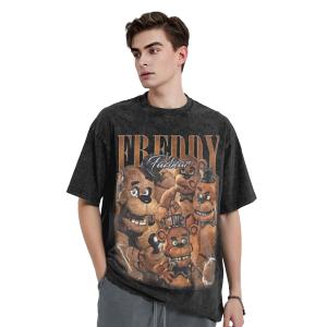 FNAF Hip Hop Short Sleeve Summer T-Shirt