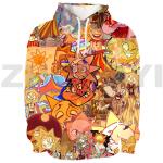 Sundrop Moondrop 3D Print FNAF Hoodies