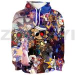 Sundrop Moondrop 3D Print FNAF Hoodies