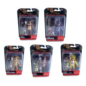 FNAF Nightmare Action Figures Set - Freddy, Bonnie, Foxy, Chica