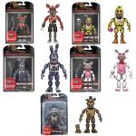 FNAF Nightmare Action Figures: Freddy, Bonnie, Foxy, Chica