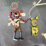 FNAF Nightmare Action Figures Set - Freddy, Bonnie, Foxy, Chica