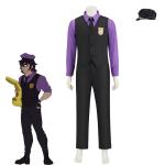 FNAF Purple Guy William Afton Cosplay Costume Set