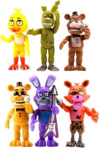 FNAF Action Figures Set of 6 Collectibles